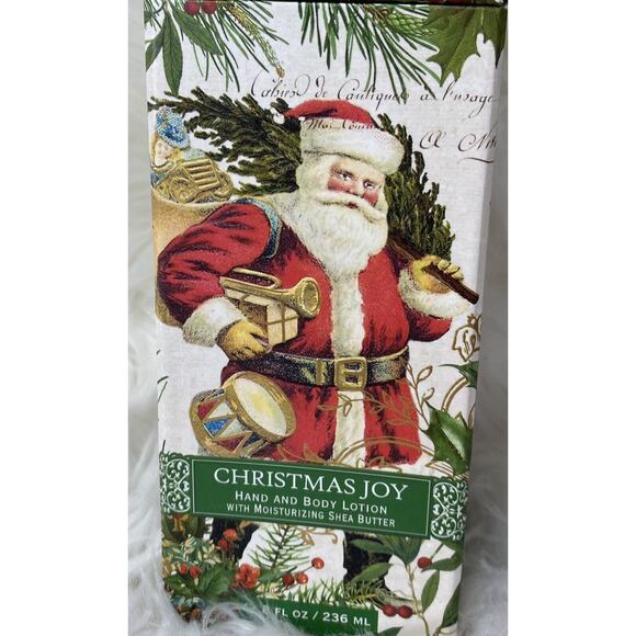 Michel Design Works Christmas Joy Lotion 8oz Shea Butter Holiday Santa NIB - Picture 7 of 8